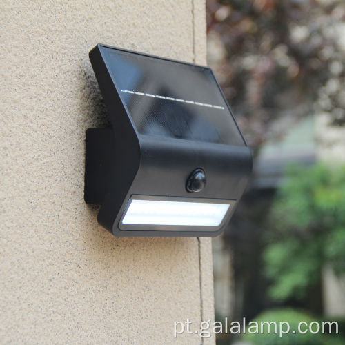 Aplique solar LED para parede externa IP54 para pátio